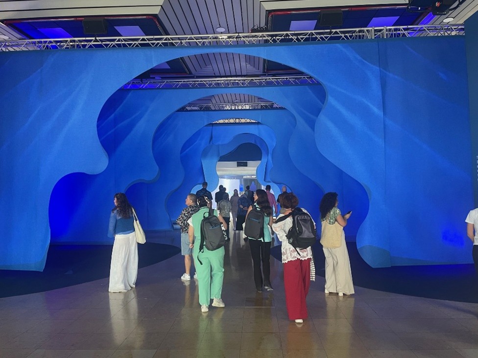 Figure 2: The area right after the entrance of the "Whale" (source: Carolin Hirt)