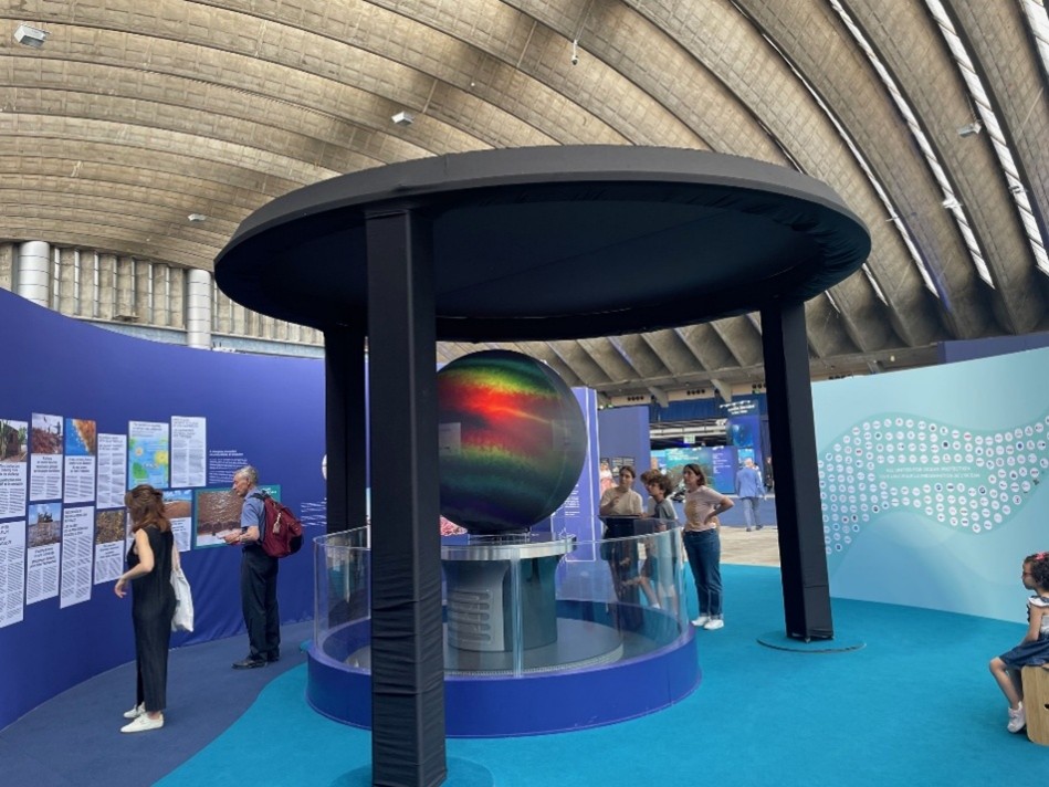 Figure 4: The "engage" area at the European Digital Ocean Pavilion (source: Carolin Hirt)