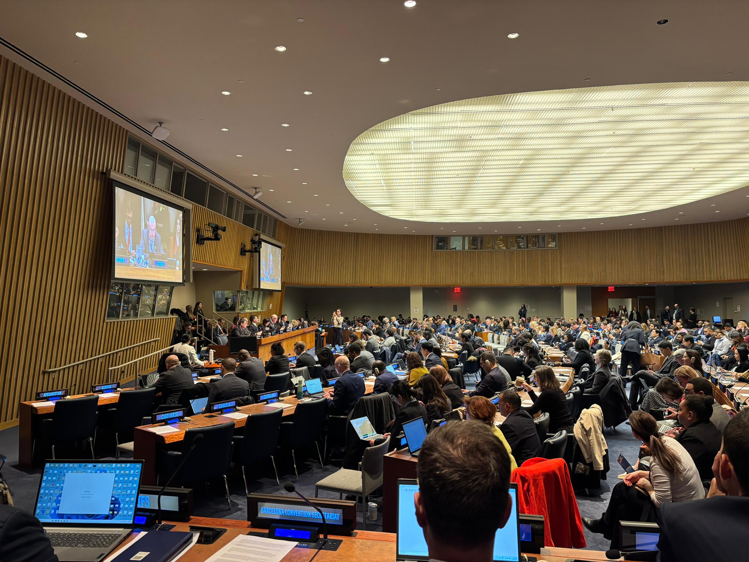 Negotiations unfolded in CR4 (Photo: Wenwen Lyu)